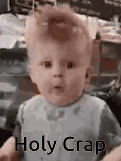 Suprised Baby GIF