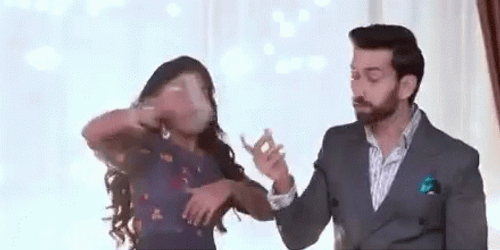 Surbhi Chandna Anika Throwing Phone GIF