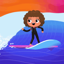 Surfing Barb Vista Del Mar GIF