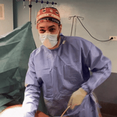 Surgeon In Hat Saying NYC GIF
