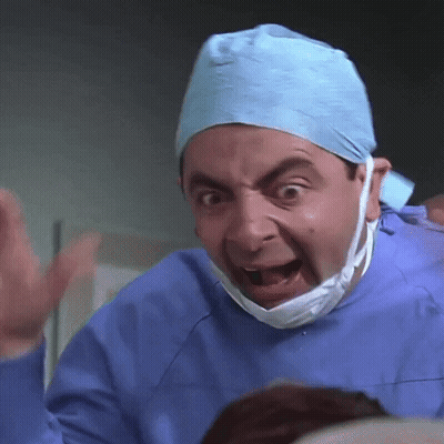 Surgeon With Mask Making Funny Face GIF