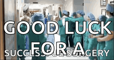 Surgeons Wishing Good Luck For Surgery GIF