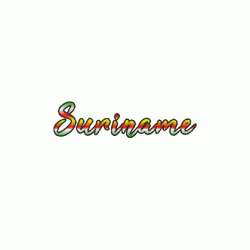 Suriname Colorful Word