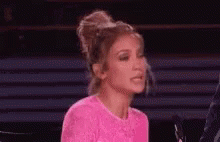 Surly Jlo In Pink Sweater GIF