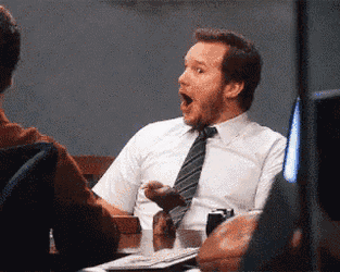 Surprise Chris Pratt GIF
