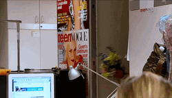 Surprise Happy Work Anniversary Flower Bouquet GIF