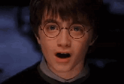 Surprise Shocked Harry Potter GIF