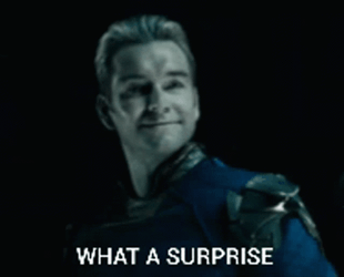 Surprise Surprise Anthony Starr Homelander GIF