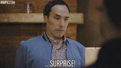 Surprise Surprise Awkward Reaction The Impastor GIF