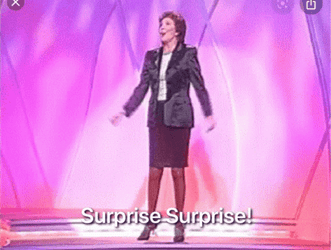 Surprise Surprise Singer Cilia Black On Stage GIF