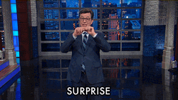 Surprise Surprise Stephen Colbert Host GIF