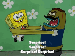 Surprise Surprise Tattletale Strangler SpongeBob GIF