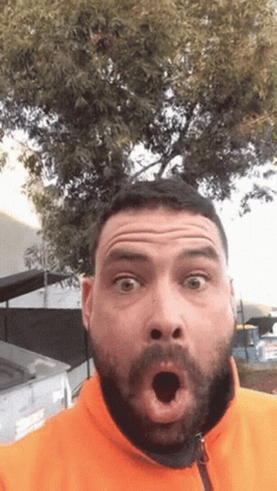Surprised Bearded Man GIF