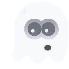 Surprised Bird Cartoon Sticker