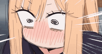 Surprised Blonde Girl GIF