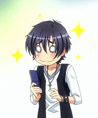 Surprised Boy Holding Cellphone GIF
