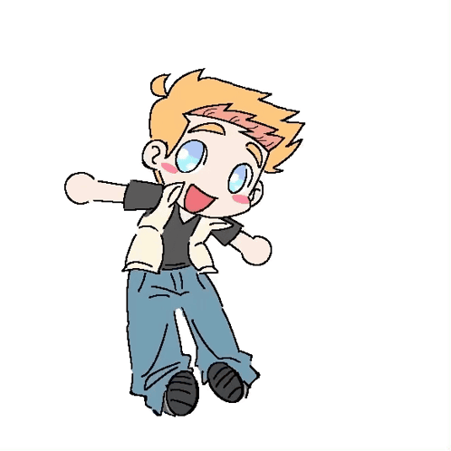 Surprised Cartoon Boy GIF