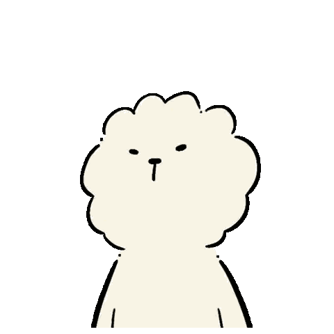 Surprised Cartoon Dog With Exclamation Sticker