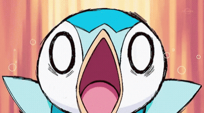 Surprised Cartoon Penguin Close Up GIF