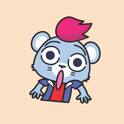 Surprised Cartoon Saying Shook GIF