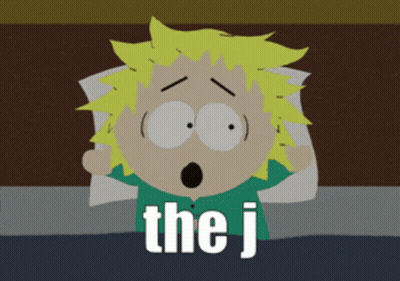 Surprised Cartoon Saying The J GIF