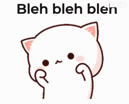 Surprised Cat Saying Bleh Bleh Blen GIF