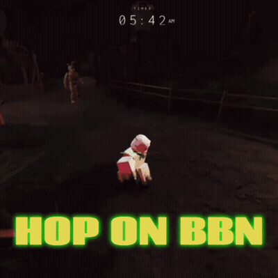 Surprised Dog With Hop On Bbn GIF