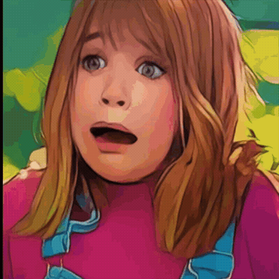 Surprised Girl GIF