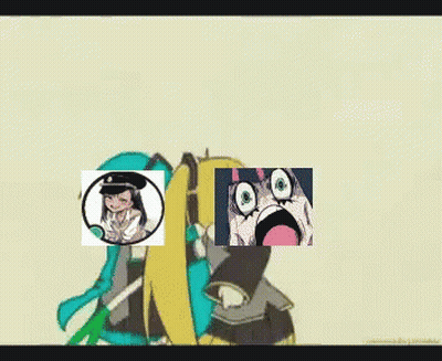 Surprised Girl Next To Another Girl GIF