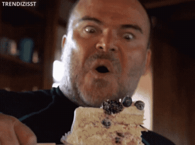 Surprised Man Holding Cake Trendizisst GIF
