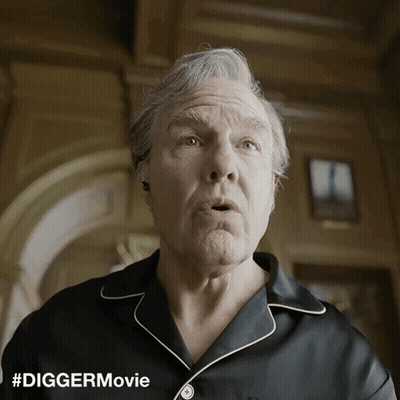 Surprised Man In Diggermovie Advertisement GIF