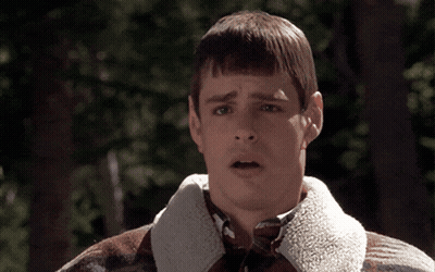 Surprised Man In Plaid Jacket GIF