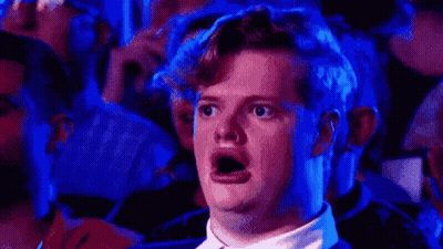 Surprised Man In Theatre GIF