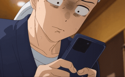 Surprised Man Looking At Cell Phone GIF