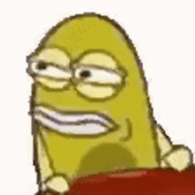 Surprised Man Next To Cartoon Monkey GIF