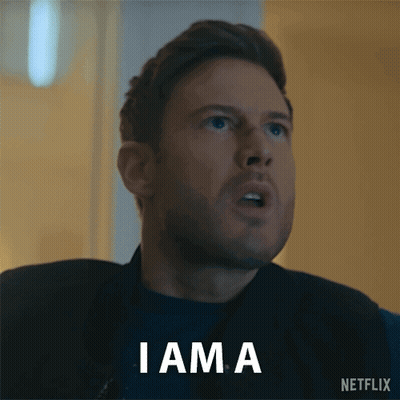 Surprised Man Saying I Am A
