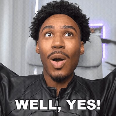 Surprised Man Saying Well Yes GIF