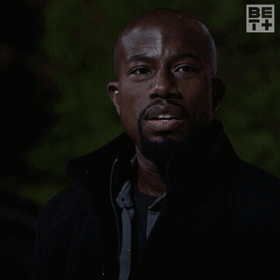 Surprised Man Saying You Real Nosy GIF