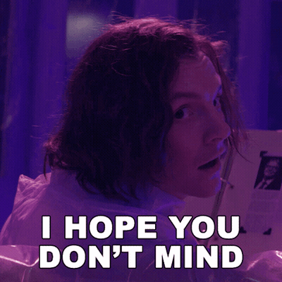 Surprised Man Says I Hope You Don't Mind GIF