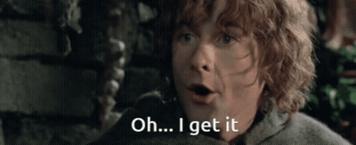 Surprised Man Says Oh I Get It GIF