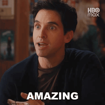 Surprised Man With Amazing Behind Him