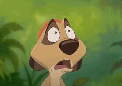 Surprised Meerkat From The Lion King With Mouth Open GIF
