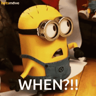 Surprised Minion Saying When GIF