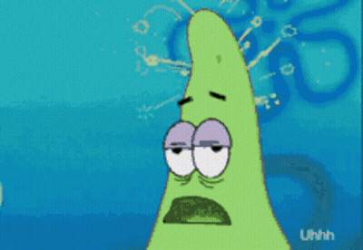 Surprised Patrick Star From SpongeBob SquarePants GIF