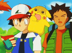Surprised Pikachu Ash Ketchum Pokemon GIF