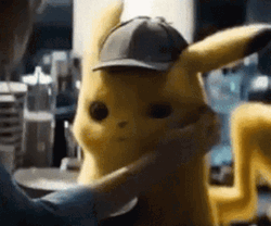 Surprised Pikachu Cute Smile Pokemon Movie GIF