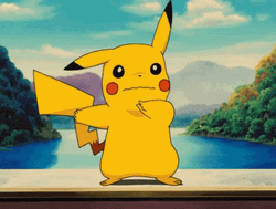 Surprised Pikachu Nervous Response GIF