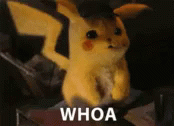 Surprised Pikachu Pokemon Movie Scene GIF