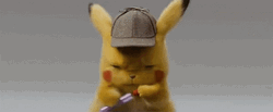 Surprised Pikachu Purple Smoke Explosion GIF