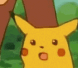 Surprised Pikachu Startled Reaction Blur GIF